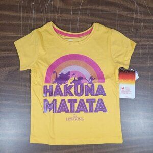 Children's Disney Lion King Hakuna Matata Shirt - Size 4T